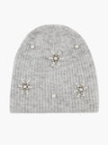 Jersey Knit Beanie With Beads