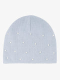 Jersey Knit Beanie With Pearls