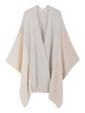 Color Block Travel Shawl Wrap