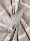 Reversible Plaid Ruana Wrap Shawl
