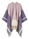 Herringbone Ruana Wrap Shawl