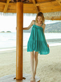 Beach Tie Strap Swing Dress - Shopmossrose
