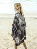 Blue Paradise Kimono - Shopmossrose