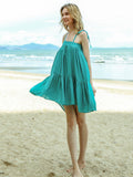 Beach Tie Strap Swing Dress - Shopmossrose