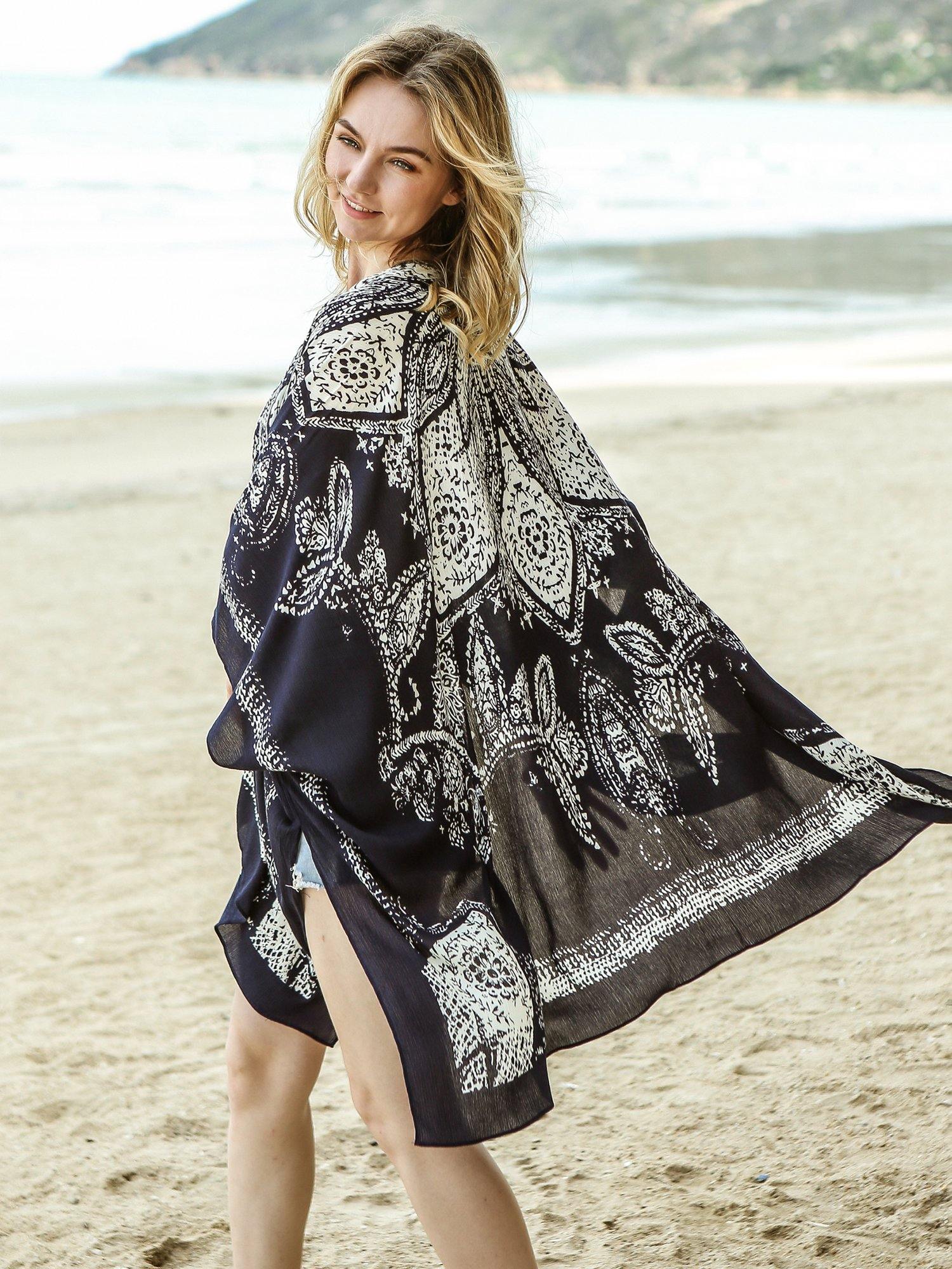 Blue Paradise Kimono - Shopmossrose