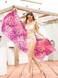 Moss Rose Quick Dry Beach Towel Tropical