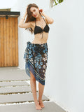 Moss Rose Tropics Sarong