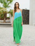 Red Magenta Maxi Beach Cover Up