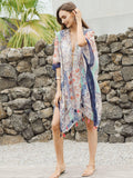 Bohemia Flower Print Kimono - Shopmossrose