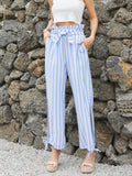 Eternal Vacation Blue Striped Pants - Shopmossrose