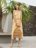 Moss Rose Sunfade Slip Dress Yellow