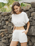 Moss Rose Summer Ready Cropped Top