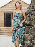 Moss Rose Dip Into The Wild Halter Dress