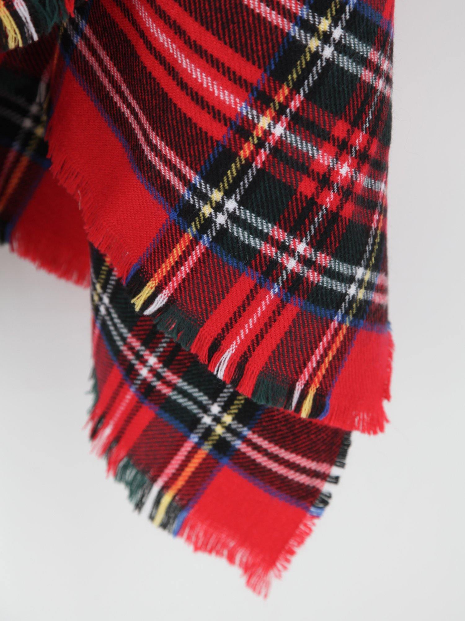 Scotch Plaid Poncho - Shopmossrose