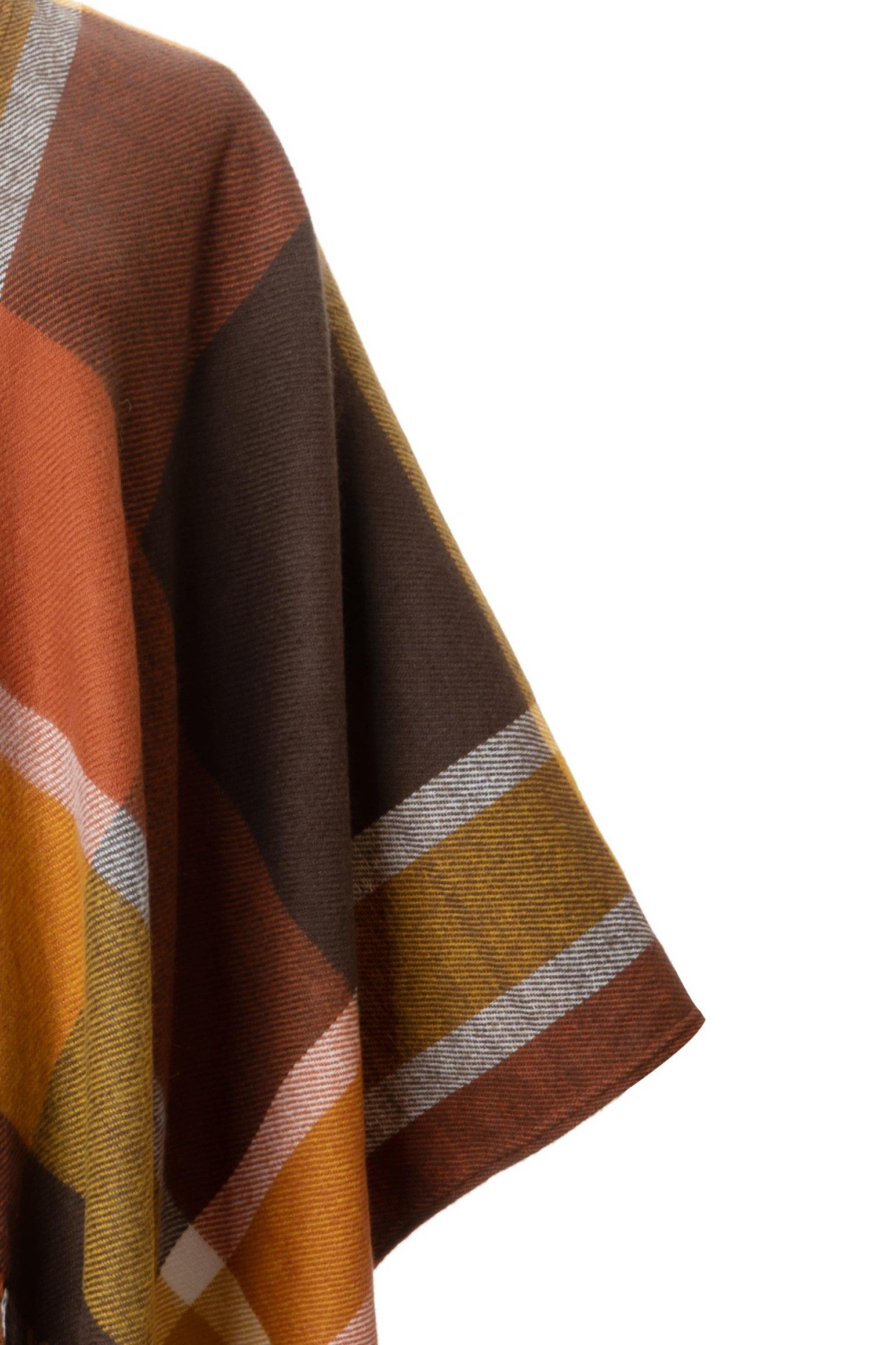 Autumn Plaid Poncho - Shopmossrose