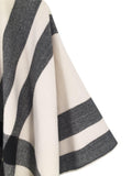 Beige Check Poncho - Shopmossrose