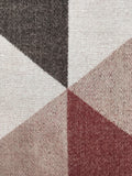 Maroon Triangle Travel Shawl Wrap