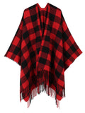 Buffalo Check Travel Wrap Shawl