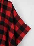 Buffalo Check Poncho - Shopmossrose
