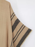 Stripe Fringe Poncho - Shopmossrose