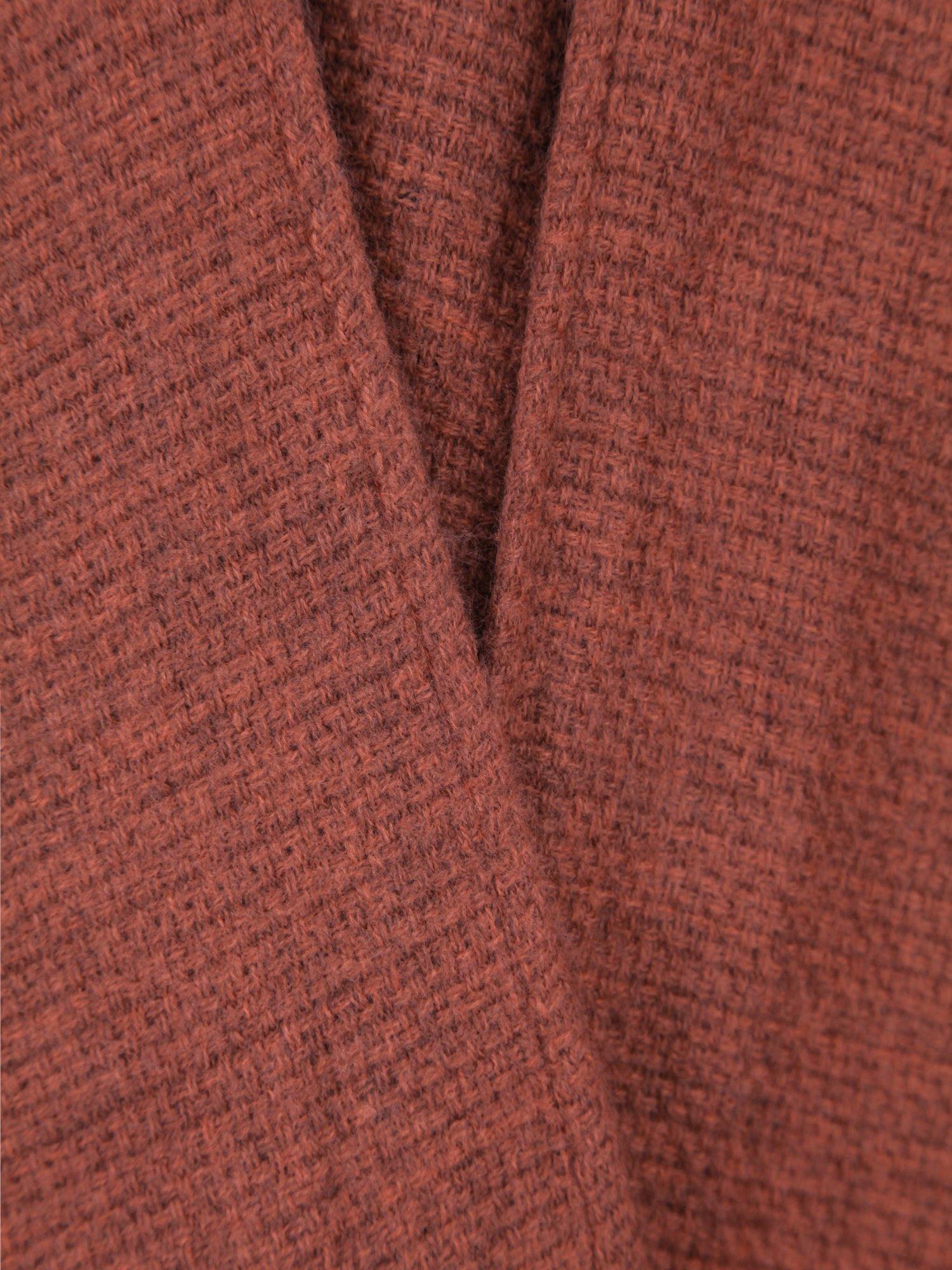Textured Blanket Poncho - Shopmossrose