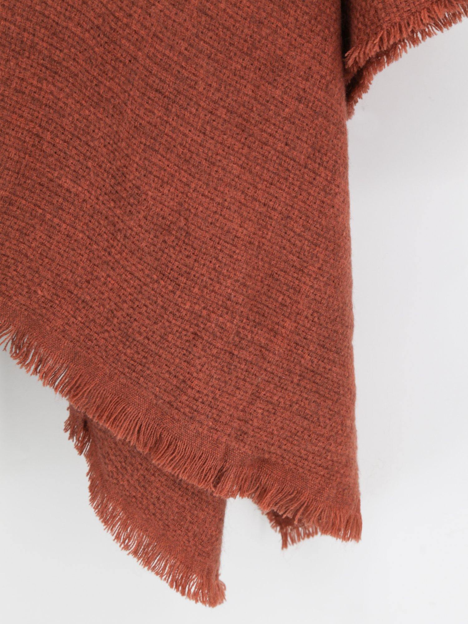 Textured Blanket Poncho - Shopmossrose