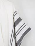 Stripe Fringe Poncho - Shopmossrose