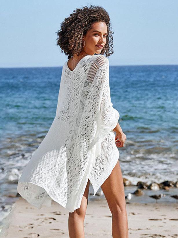 Free Spirit Crochet Poncho - Shopmossrose