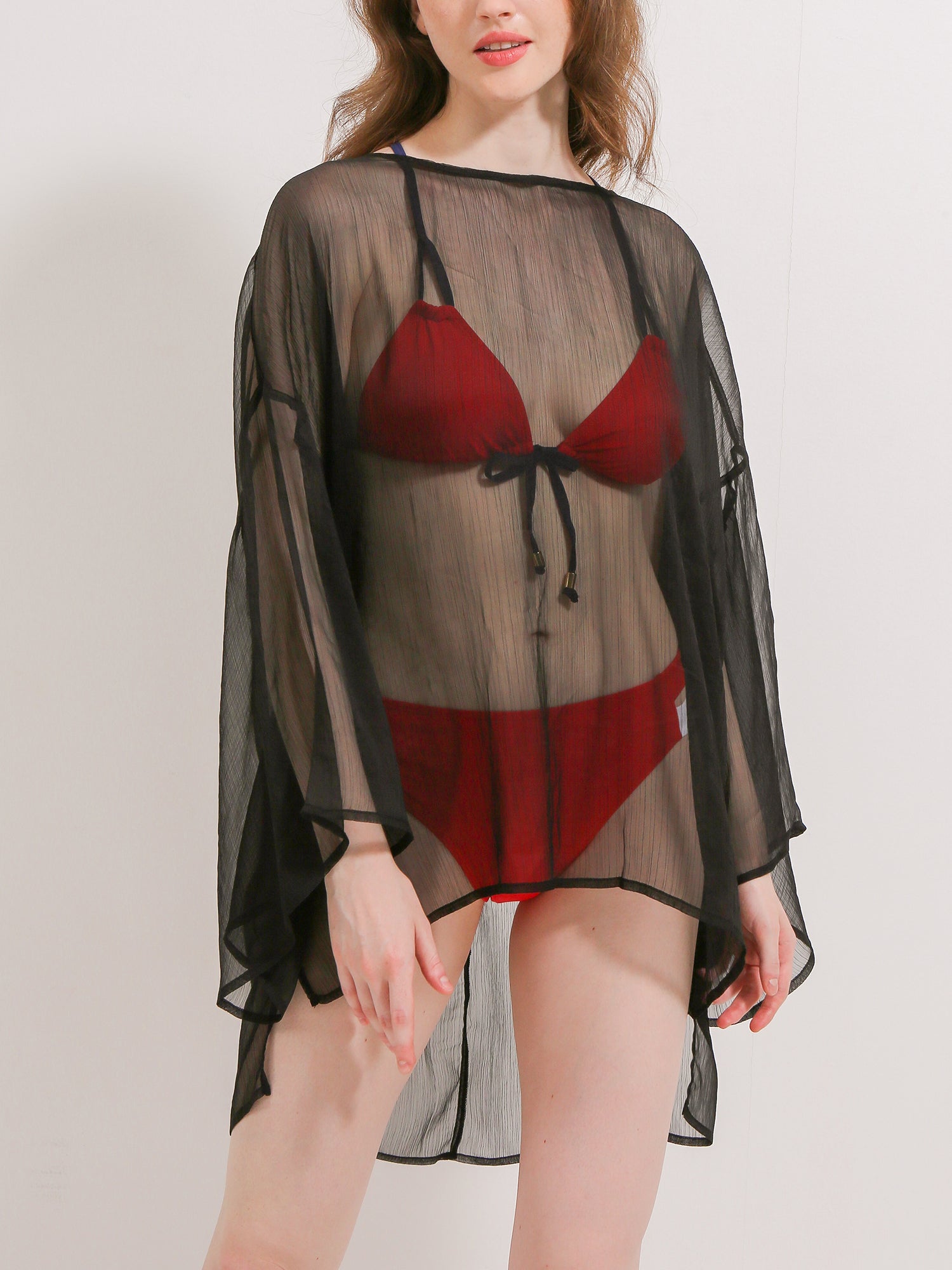 Hooded Sexy Swimsuit Beach Cover-Up