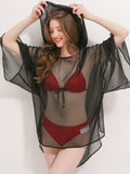 Hooded Women's Swimsuit Cover-Up