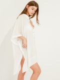 Lace Border Women's Swimsuit Cover Up