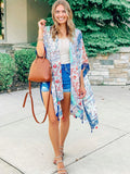ROW 8 ROW Bohemia Flower Print Kimono
