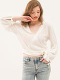 Lurex Wrap Top