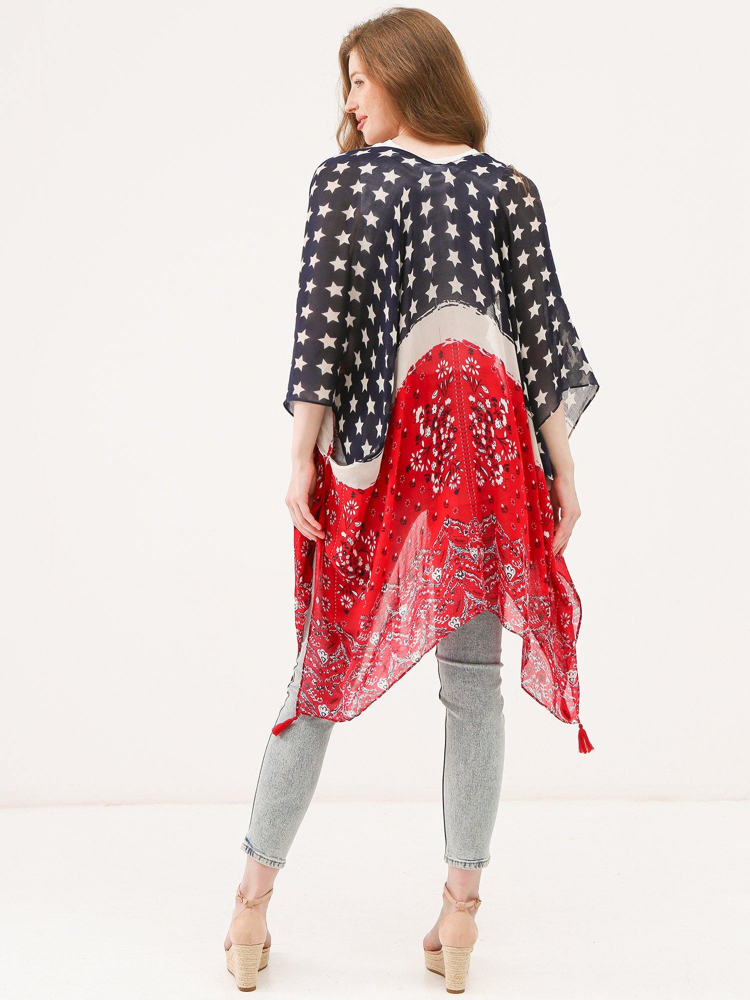 Bandana Print Kimono - Shopmossrose