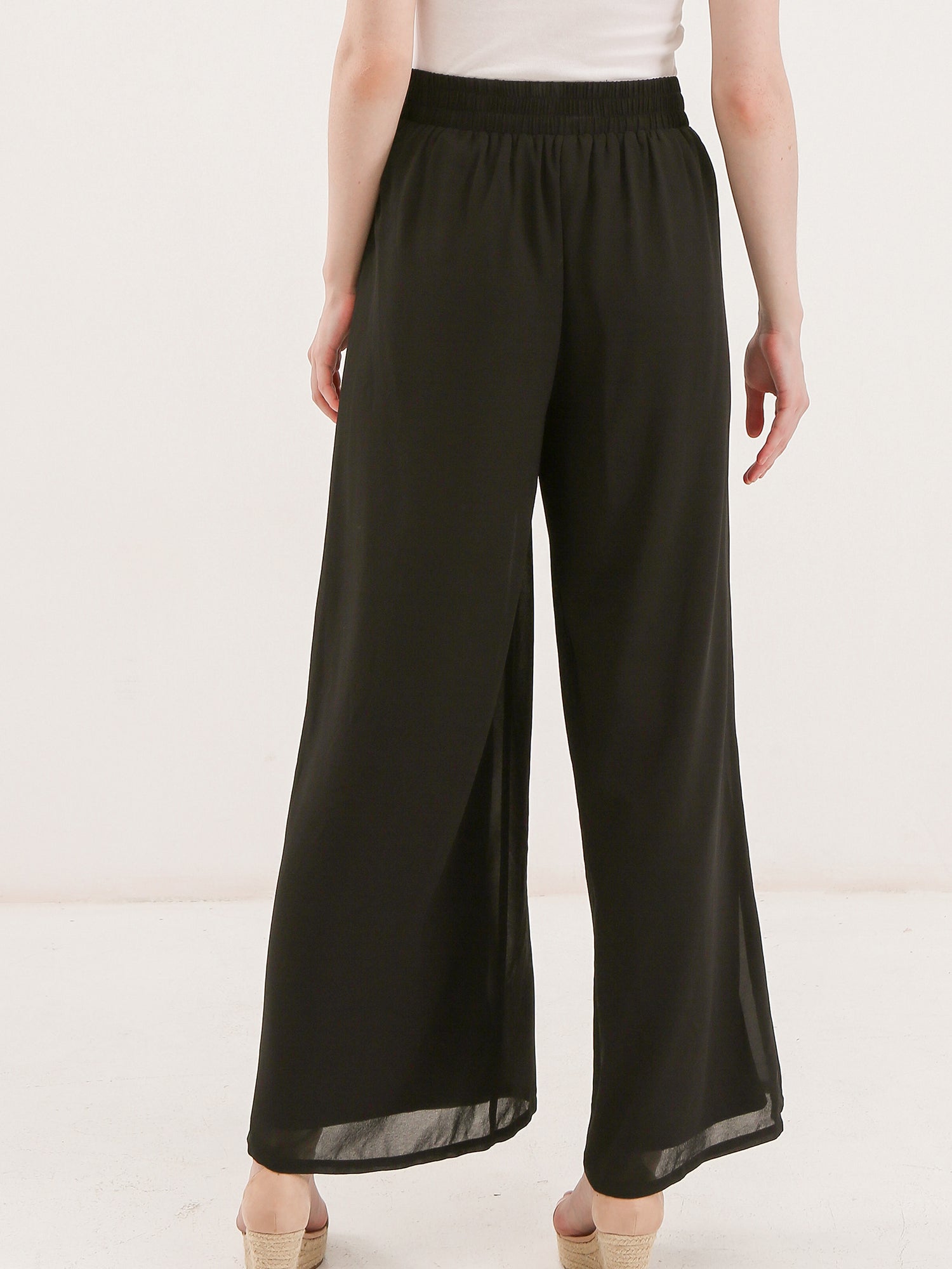 Tie Knot Wide Pants