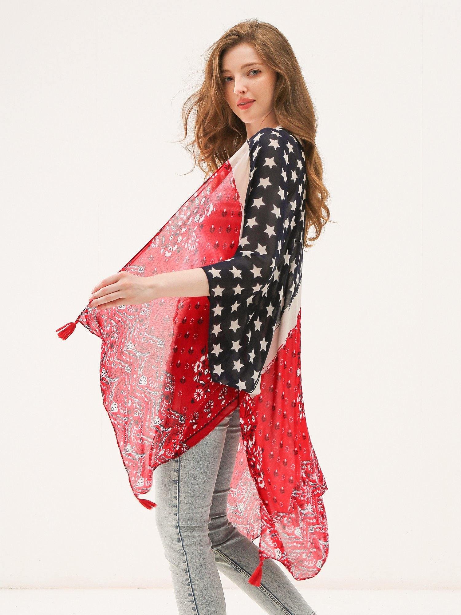 Bandana Print Kimono - Shopmossrose
