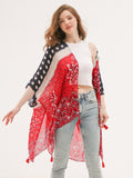 Bandana Print Kimono - Shopmossrose