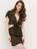 Cutout Mini Dress - Shopmossrose