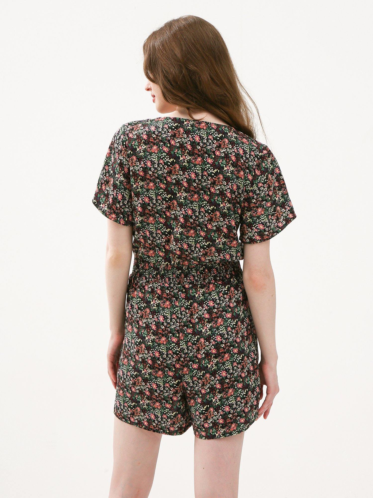 Floral Print Romper - Shopmossrose