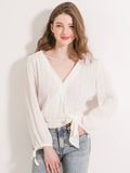 Lurex Wrap Top