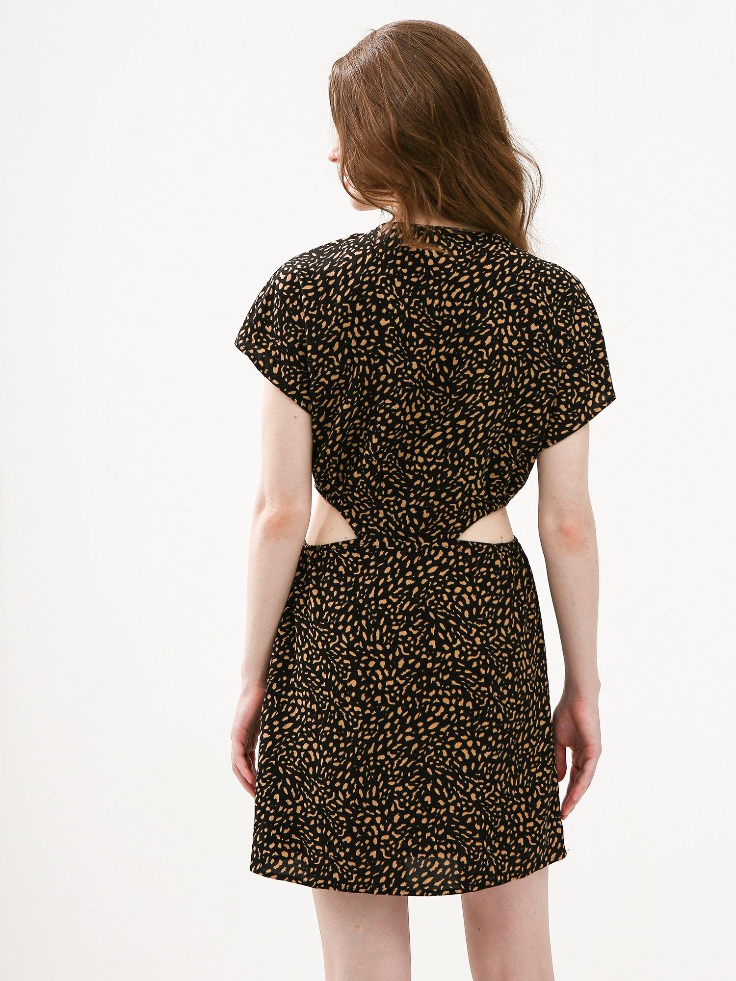 Cutout Mini Dress - Shopmossrose