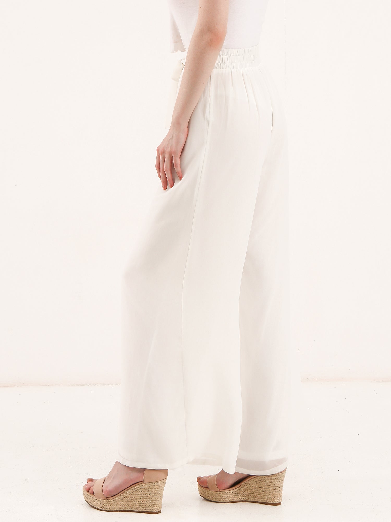 Tie Knot Wide Pants