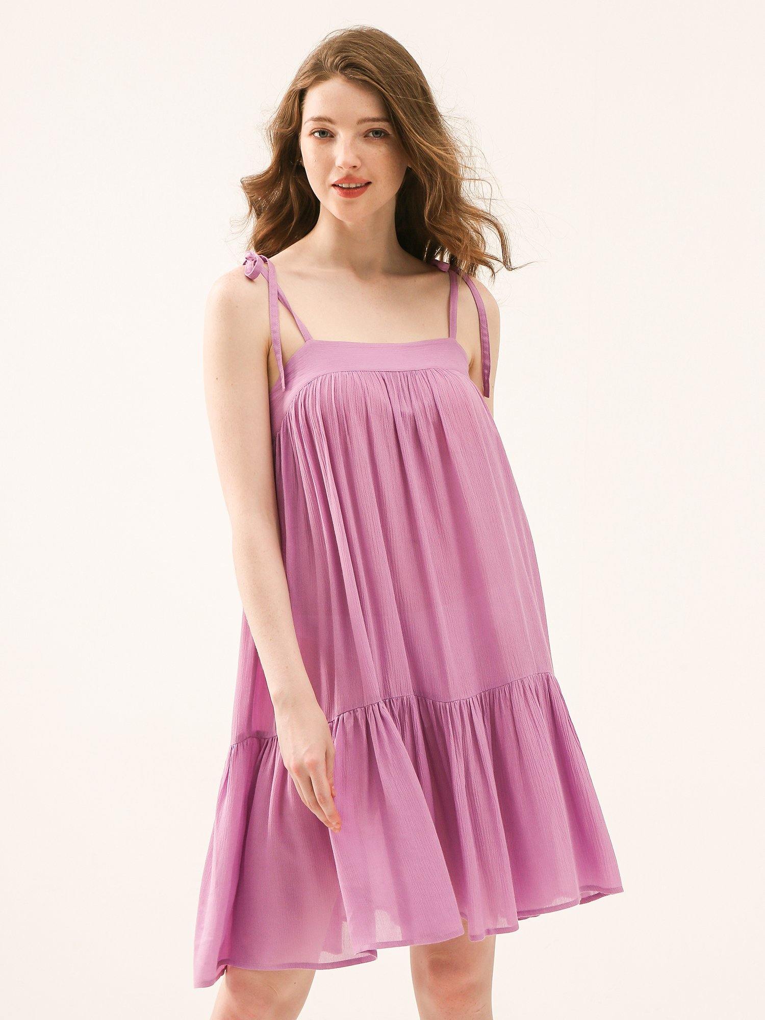 Beach Tie Strap Swing Dress - Shopmossrose