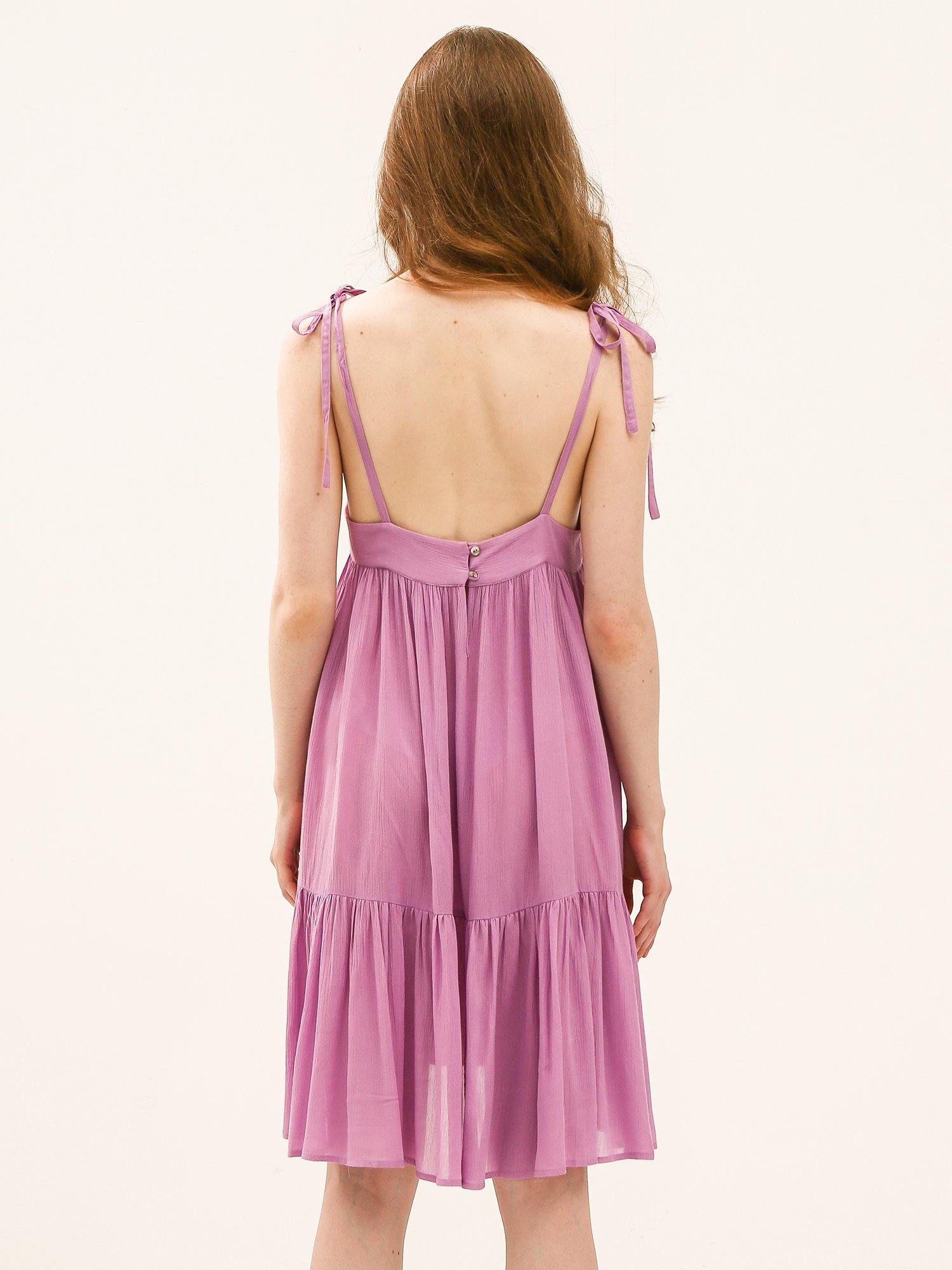 Beach Tie Strap Swing Dress - Shopmossrose