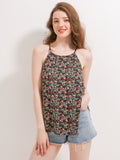 Side Slit Halter Top