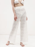 Resort Vibe Crochet Top Cover Pants