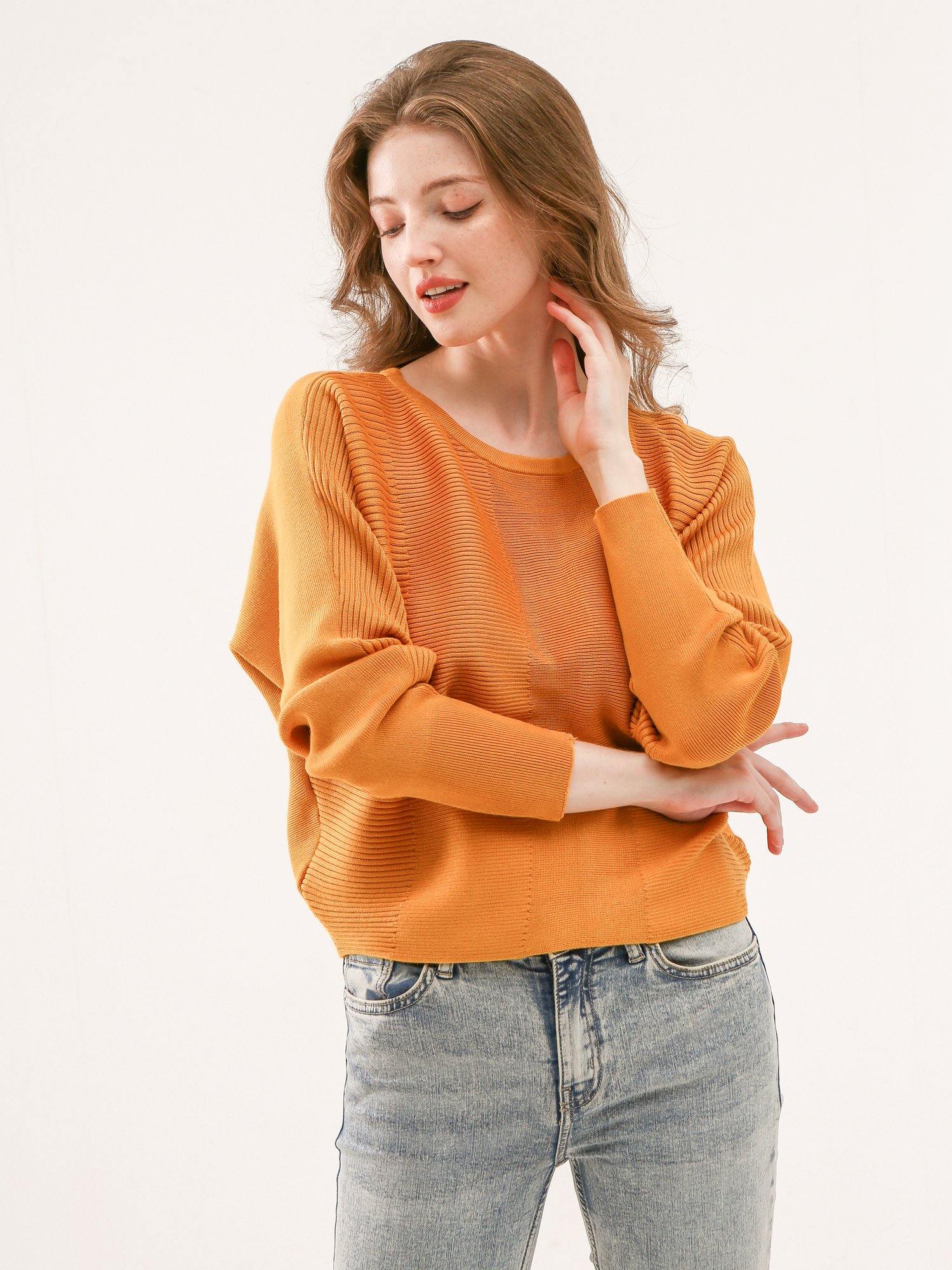 Cozy Ribbed Dolman Sleeve Sweater - Shopmossrose