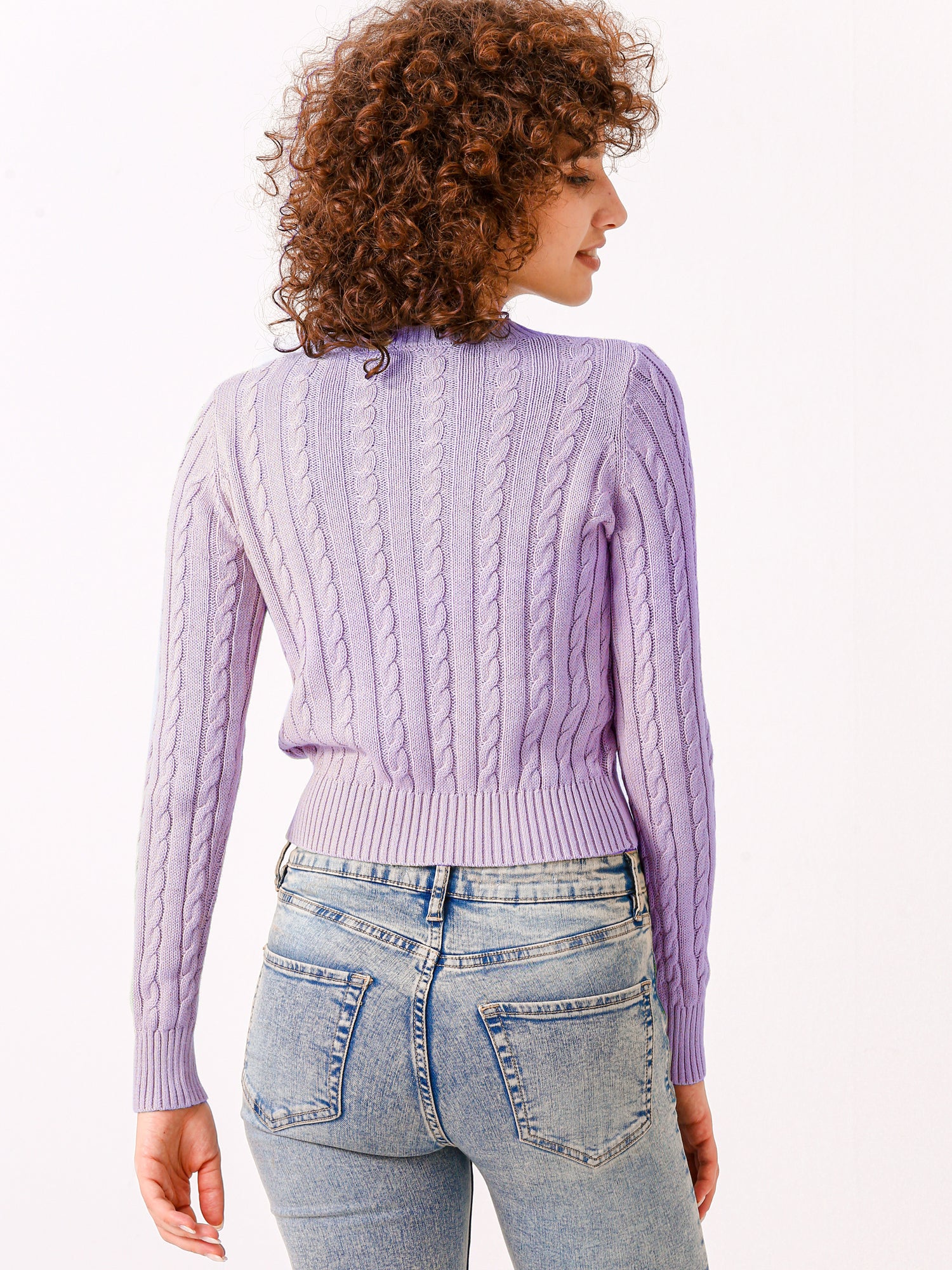 Waythefree V-Neck Cropped Pullover Sweater