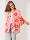 Pink Flora Duster