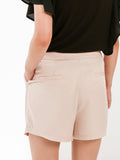 Beige High Rise Shorts - Shopmossrose